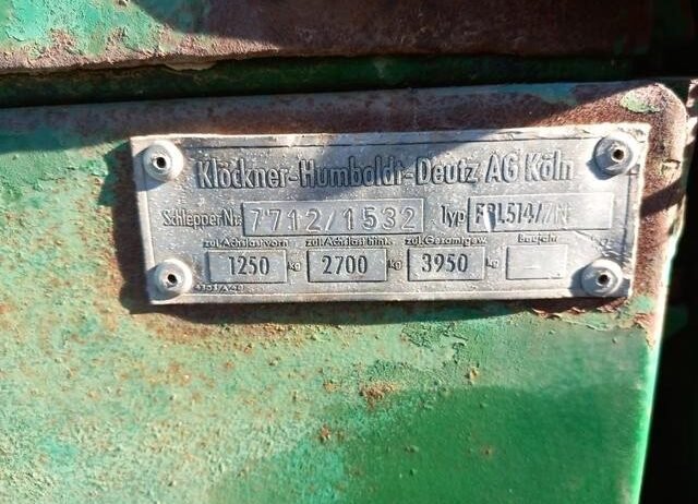 TRACTOR DEUTZ – FL-514-7N